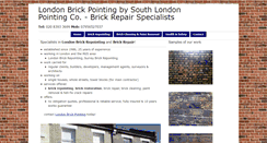 Desktop Screenshot of london-brick-pointing.co.uk
