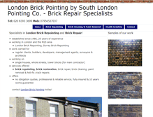 Tablet Screenshot of london-brick-pointing.co.uk